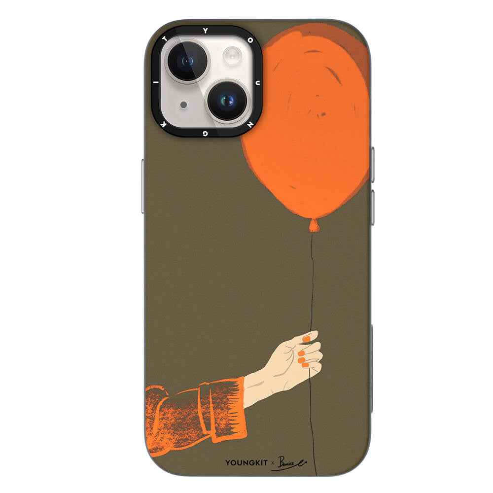Youngkit Orange Serisi Flying Balloon iPhone 13 Magsafe Şarj Özellikli Telefon Kılıfı - 5 Youngkit Orange Serisi Flying Balloon iPhone 13 Magsafe Şarj Özellikli Telefon Kılıfı - 5